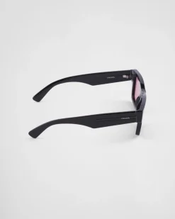 Hombre Prada GAFAS DE SOL^Gafas De Sol Con Una Icónica Placa De Metal