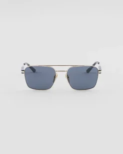 Hombre Prada GAFAS DE SOL^Gafas De Sol Con Una Icónica Placa De Metal