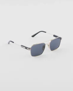 Hombre Prada GAFAS DE SOL^Gafas De Sol Con Una Icónica Placa De Metal