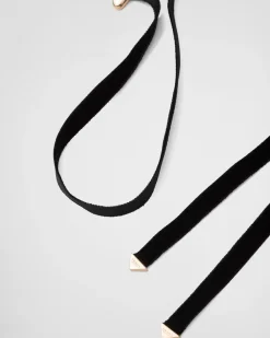 Mujer Prada COLECCIÓN DE JOYERÍA ELEGANTE^Gargantilla Con Colgante Mediano Eternal Gold De Oro Amarillo