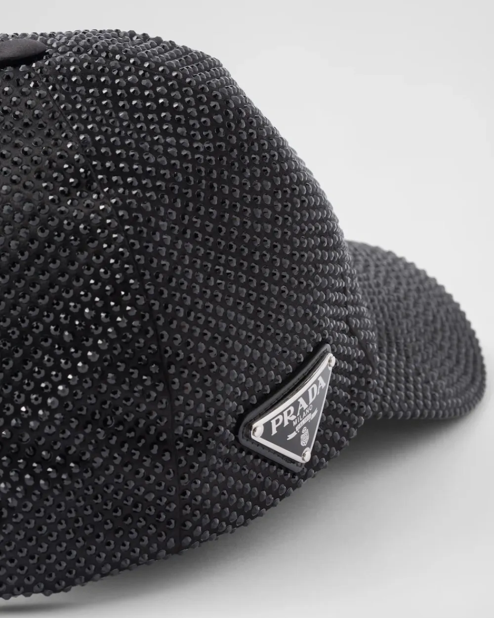 Mujer Prada SOMBREROS Y GUANTES^Gorra De Béisbol De Duchesse Con Cristales