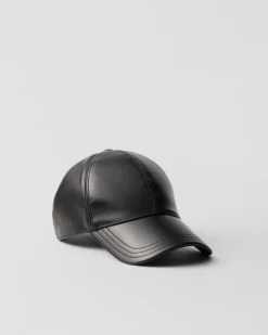 Hombre Prada SOMBREROS Y GUANTES^Gorra De Béisbol De Napa