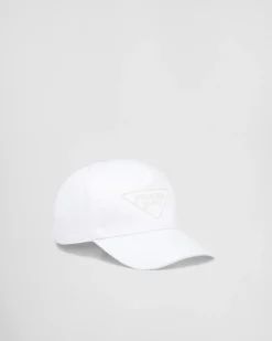 Hombre Prada SOMBREROS Y GUANTES^Gorra De Béisbol En Dril