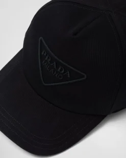 Mujer Prada SOMBREROS Y GUANTES^Gorra De Béisbol En Dril