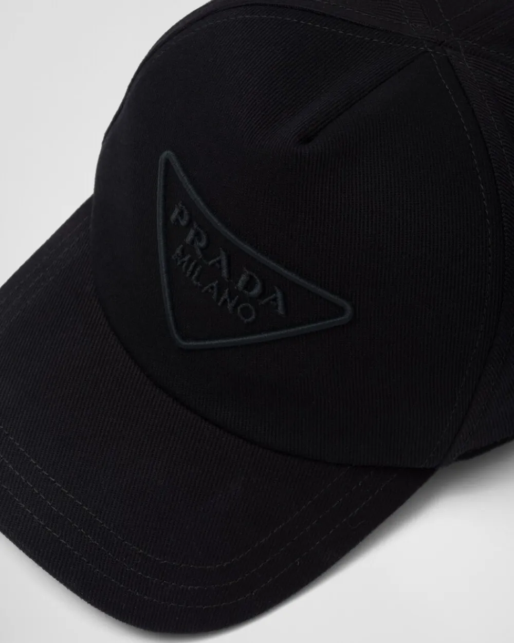 Mujer Prada SOMBREROS Y GUANTES^Gorra De Béisbol En Dril