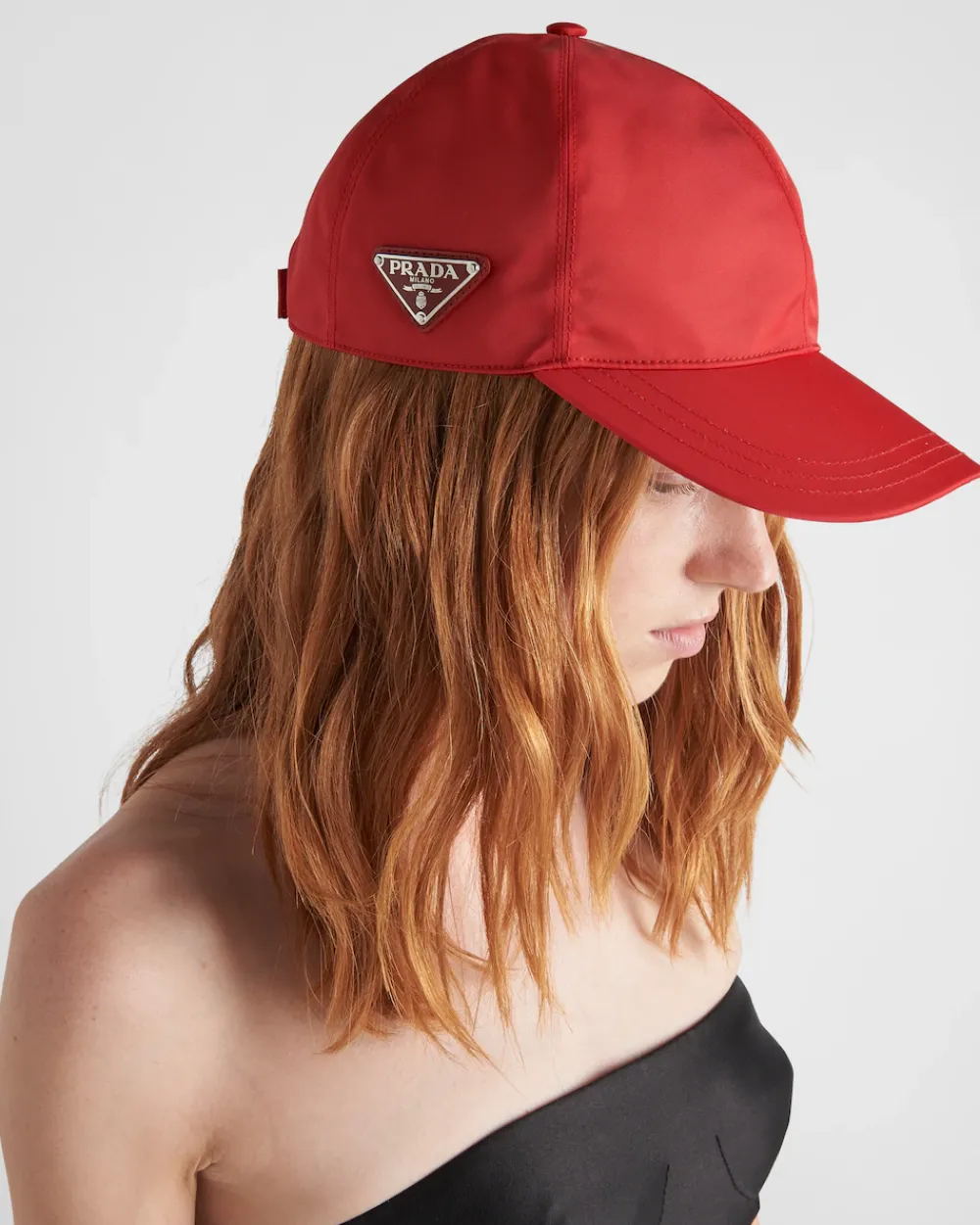 Mujer Prada COLECCIÓN FEMENINA|SOMBREROS Y GUANTES^Gorra De Béisbol En Re-nylon