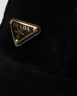 Mujer Prada SOMBREROS Y GUANTES^Gorra De Terciopelo