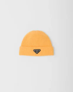 Hombre Prada SOMBREROS Y GUANTES^Gorro De Lana Y Cachemir