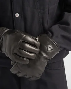 Hombre Prada SOMBREROS Y GUANTES^Guantes De Napa