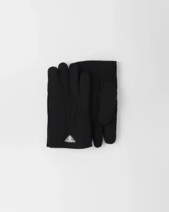 Hombre Prada SOMBREROS Y GUANTES^Guantes En Ante De Piel De Oveja