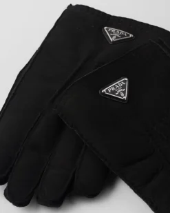 Hombre Prada SOMBREROS Y GUANTES^Guantes En Ante De Piel De Oveja