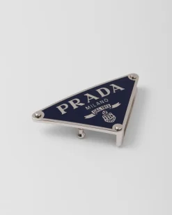 Hombre Prada CINTURONES PERSONALIZADOS^Hebilla De Metal Esmaltado Para Cinturón