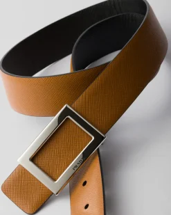 Hombre Prada CINTURONES PERSONALIZADOS^Hebilla De Metal Para Cinturón