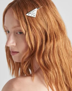 Mujer Prada DIADEMAS Y ACCESORIOS PARA EL PELO^Horquillas Del Pelo De Metal