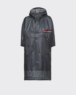Mujer Prada ROPA^Impermeable Con Capucha Antidesgarro