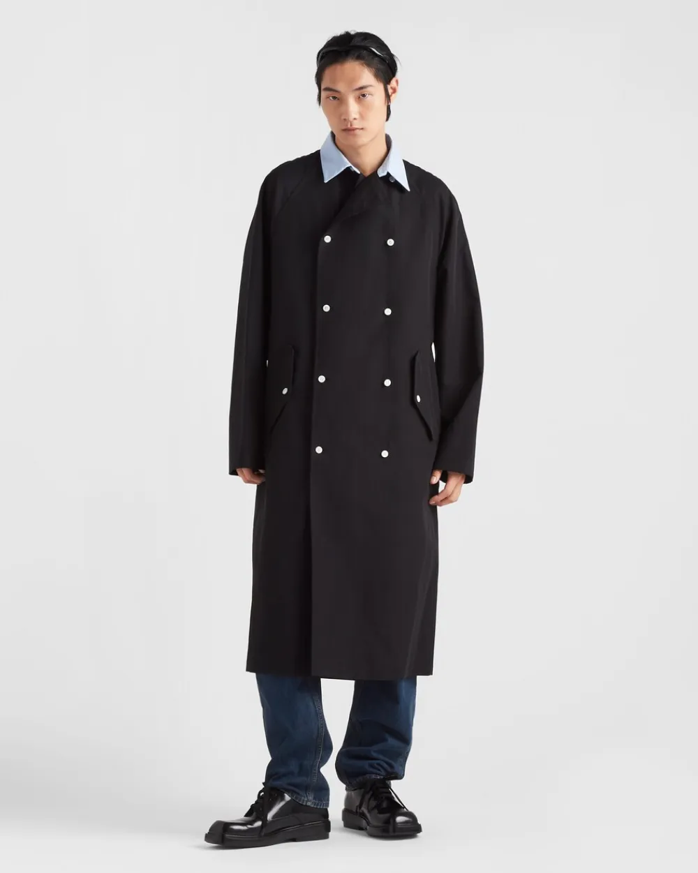 Hombre Prada CHAQUETAS Y ABRIGOS^Impermeable De Algodón