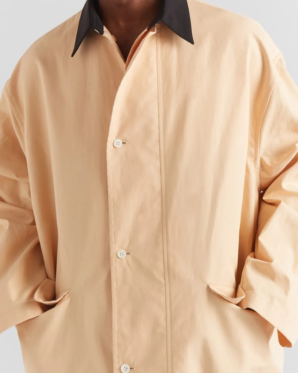 Hombre Prada CHAQUETAS Y ABRIGOS^Impermeable De Algodón
