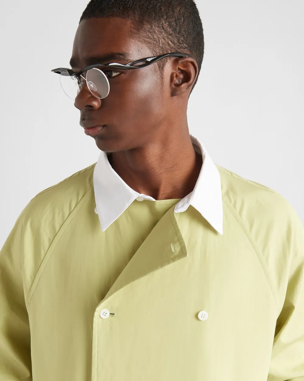 Hombre Prada CHAQUETAS Y ABRIGOS^Impermeable De Algodón