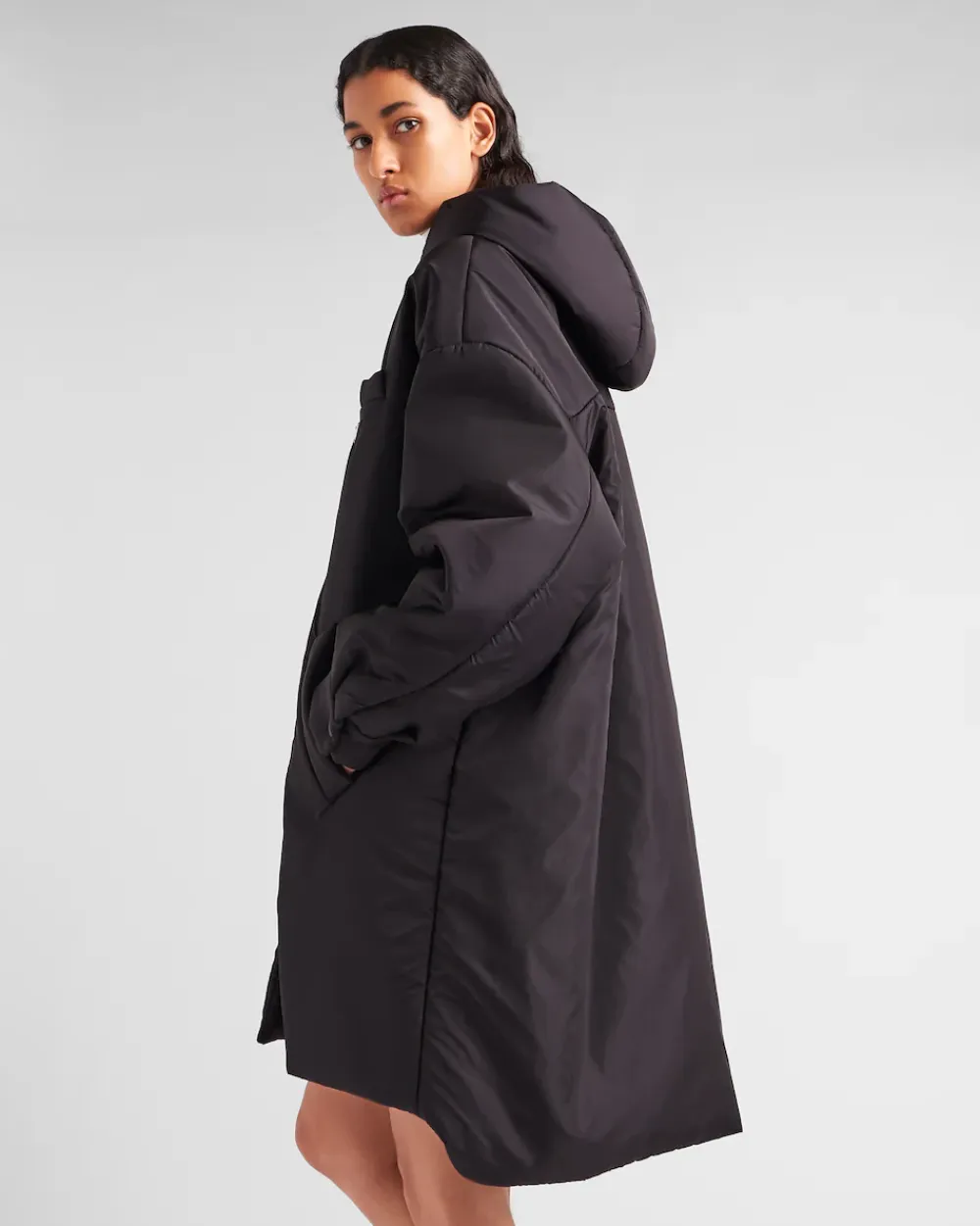 Mujer Prada ROPA DE ABRIGO^Impermeable Ligero De Re-nylon Holgado