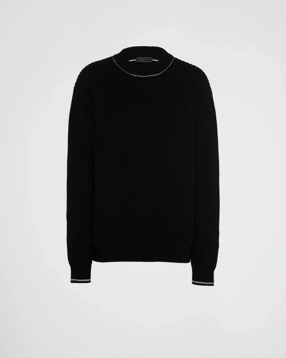 Hombre Prada TEJIDOS DE PUNTO^Jersey Con Cuello Redondo De Cachemir