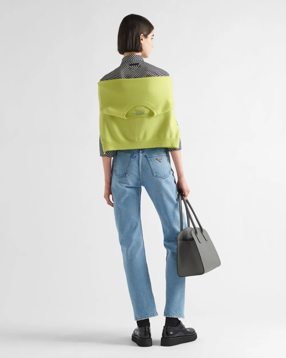 Mujer Prada TEJIDOS DE PUNTO^Jersey Con Cuello Redondo De Cachemir