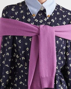 Mujer Prada TEJIDOS DE PUNTO^Jersey Con Cuello Redondo De Cachemir