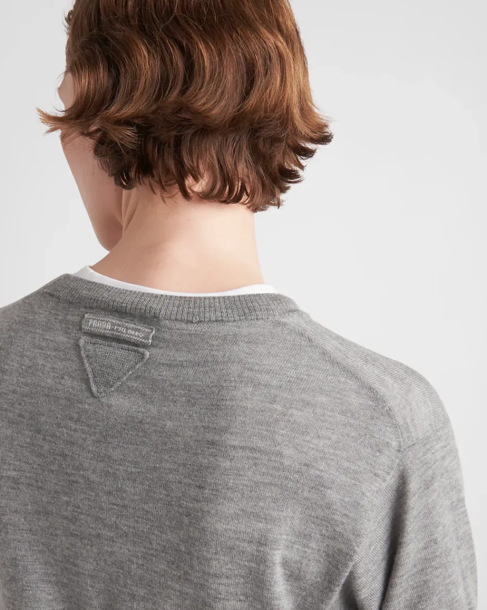 Mujer Prada TEJIDOS DE PUNTO^Jersey Con Cuello Redondo De Cachemir