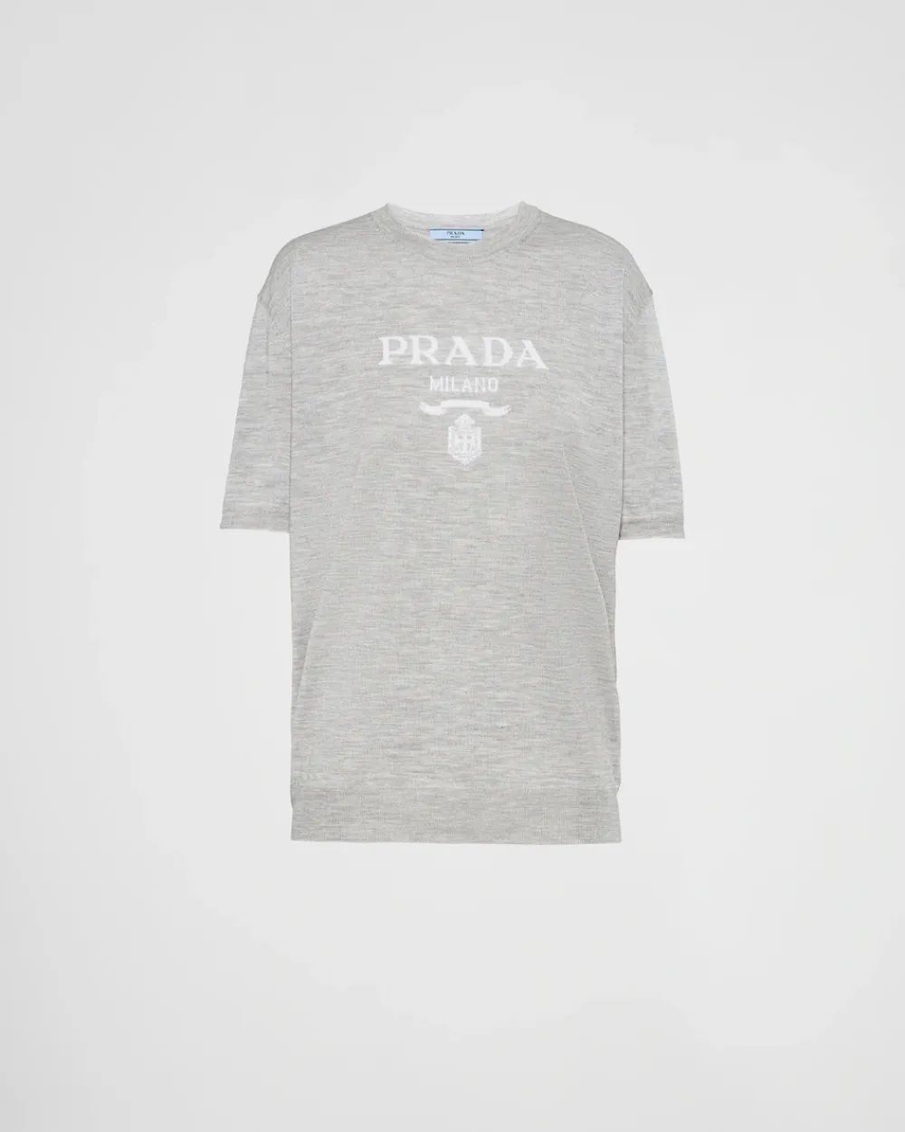 Mujer Prada TEJIDOS DE PUNTO^Jersey Con Cuello Redondo De Cachemir