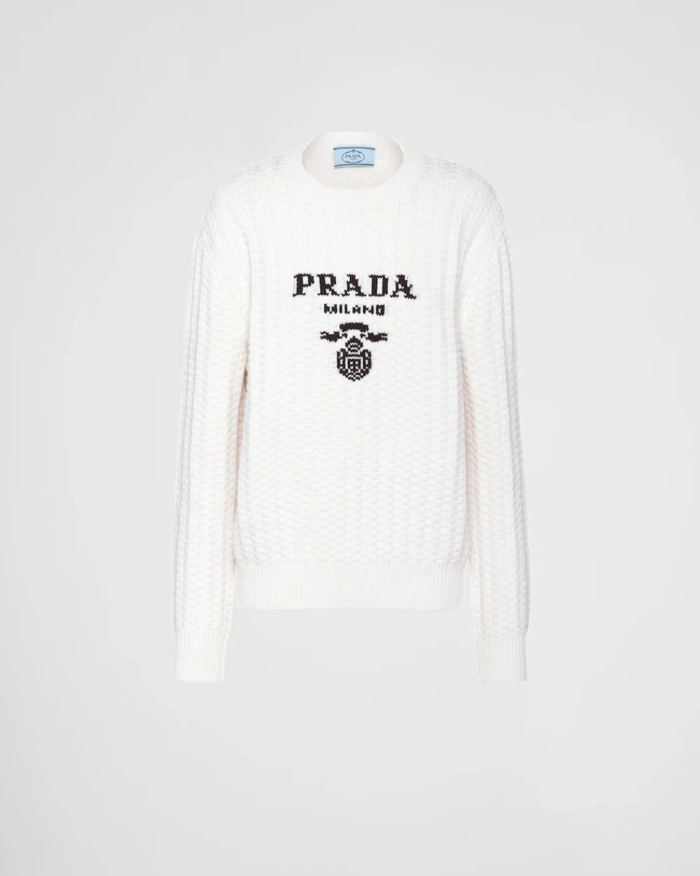Mujer Prada TEJIDOS DE PUNTO^Jersey Con Cuello Redondo De Cachemir