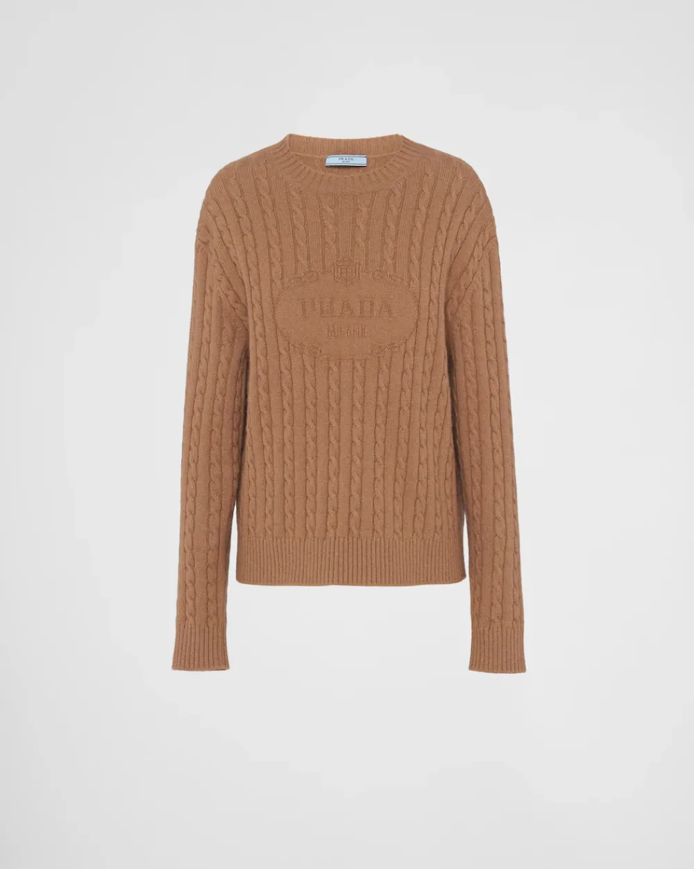 Mujer Prada TEJIDOS DE PUNTO^Jersey Con Cuello Redondo De Cachemir