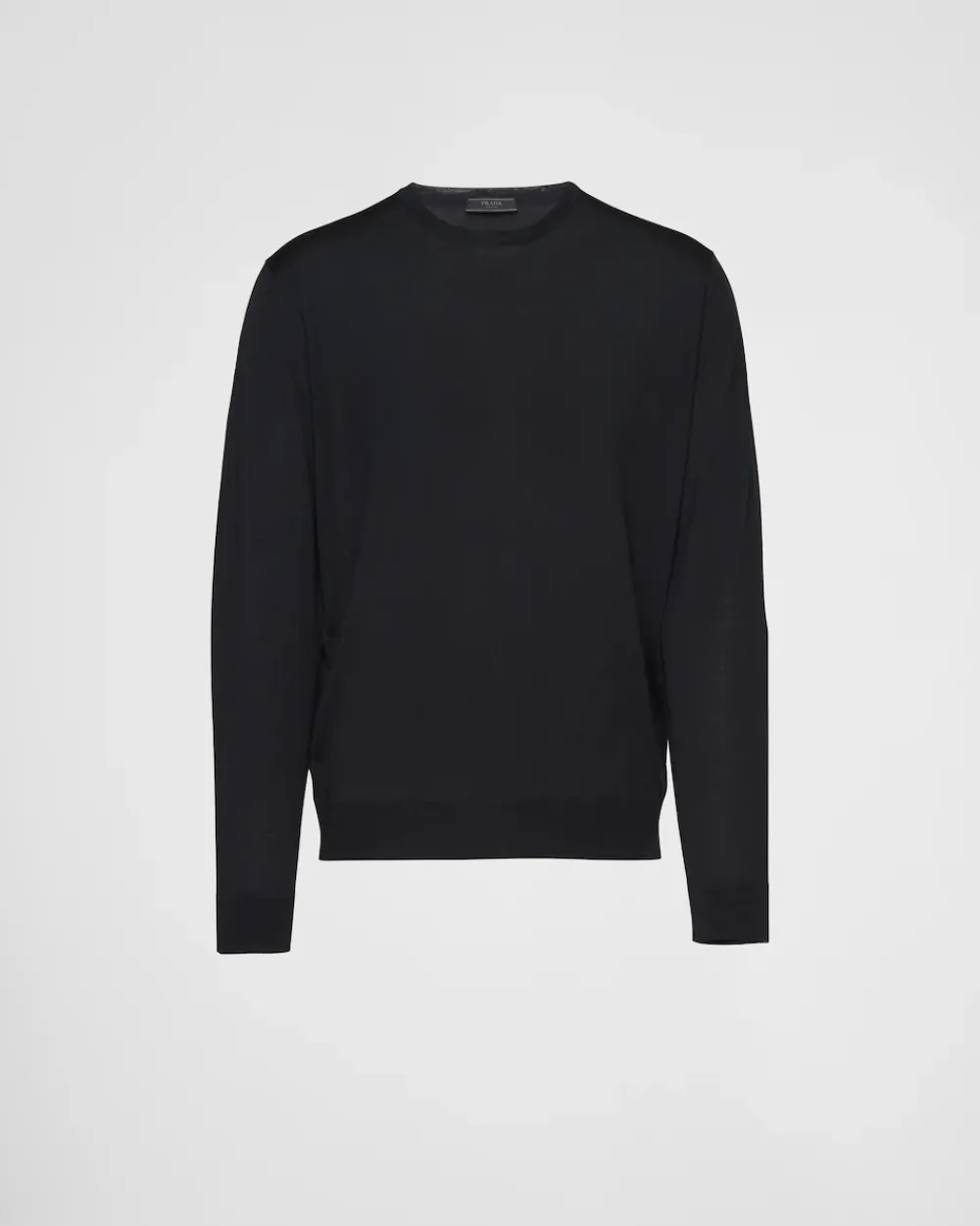Hombre Prada TEJIDOS DE PUNTO^Jersey Con Cuello Redondo De Lana De Estambre