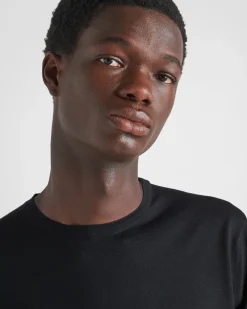 Hombre Prada TEJIDOS DE PUNTO^Jersey Con Cuello Redondo De Lana De Estambre