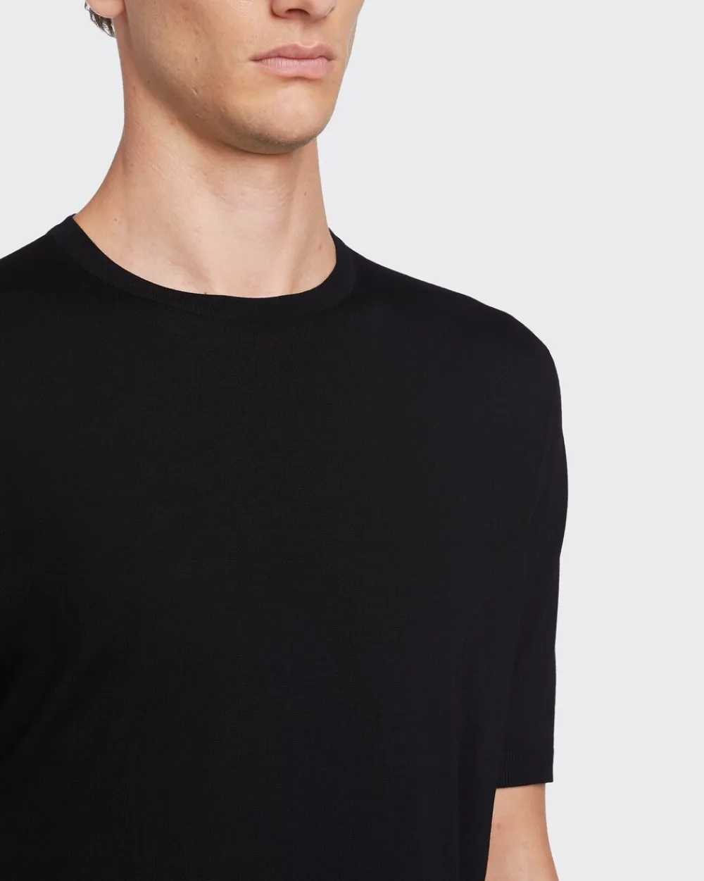 Hombre Prada TEJIDOS DE PUNTO^Jersey Con Cuello Redondo De Lana De Estambre