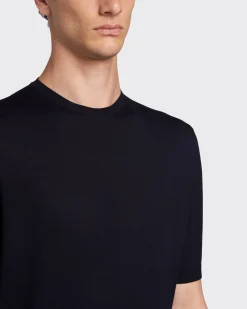 Hombre Prada TEJIDOS DE PUNTO^Jersey Con Cuello Redondo De Lana De Estambre