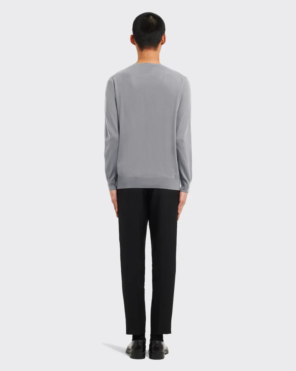 Hombre Prada TEJIDOS DE PUNTO^Jersey Con Cuello Redondo De Lana De Estambre
