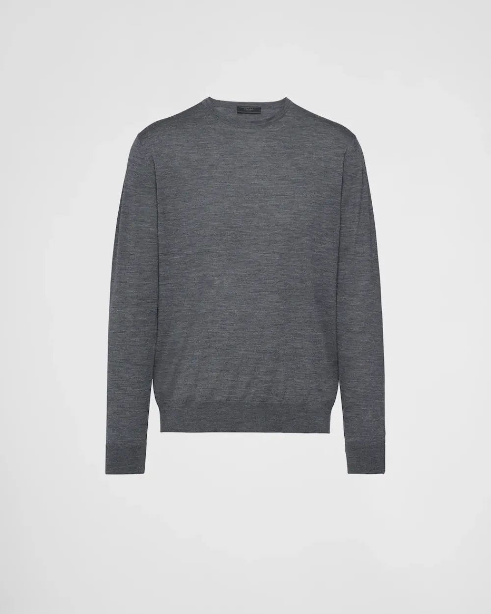 Hombre Prada TEJIDOS DE PUNTO^Jersey Con Cuello Redondo De Lana De Estambre