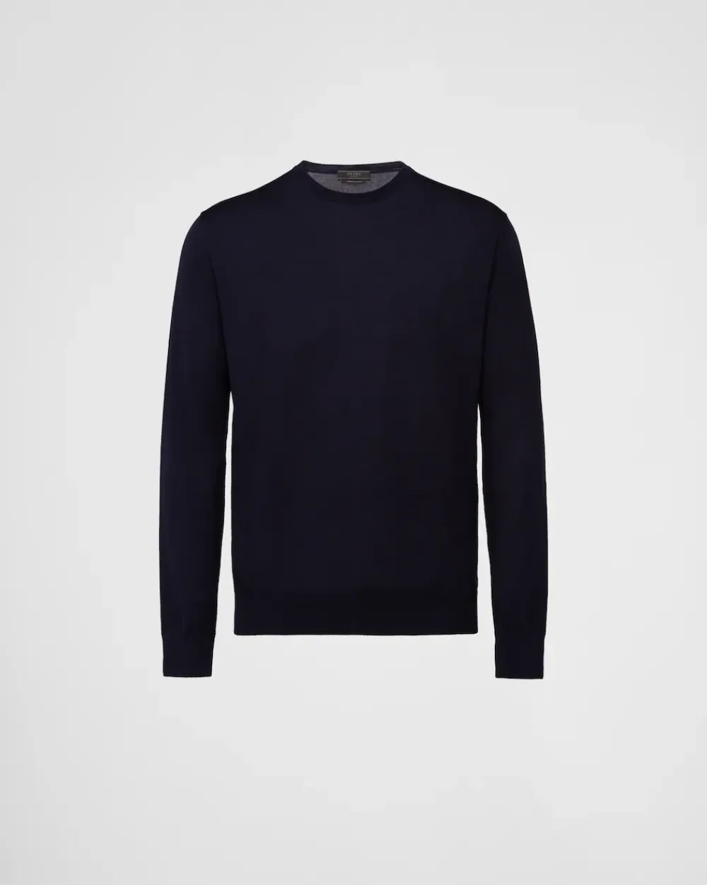 Hombre Prada TEJIDOS DE PUNTO^Jersey Con Cuello Redondo De Lana De Estambre