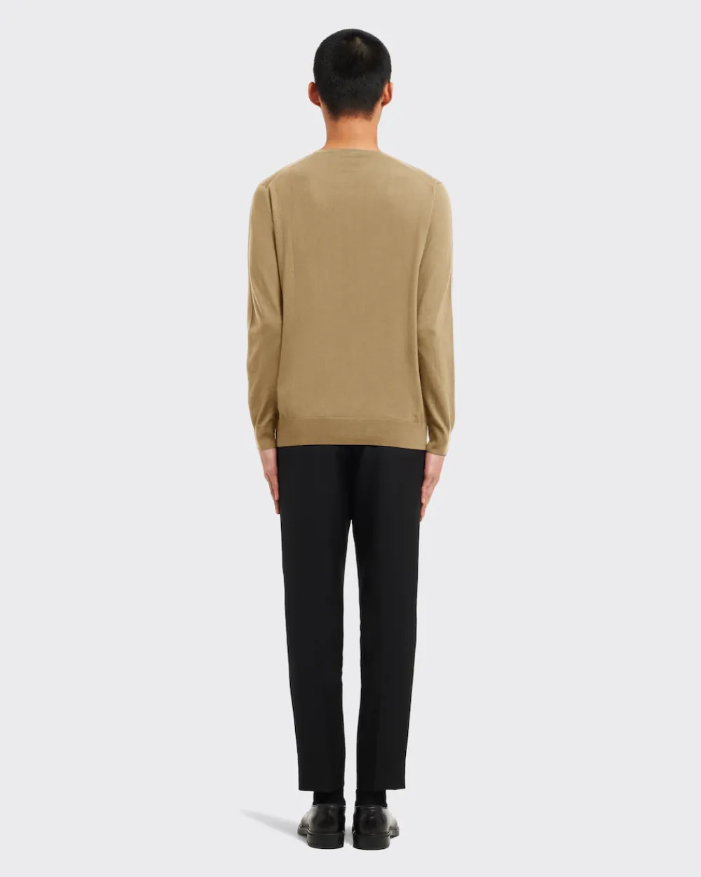 Hombre Prada TEJIDOS DE PUNTO^Jersey Con Cuello Redondo De Lana De Estambre