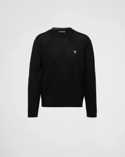 Hombre Prada TEJIDOS DE PUNTO^Jersey De Cachemir