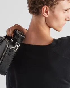 Hombre Prada TEJIDOS DE PUNTO^Jersey De Cachemir Con Cuello En Pico