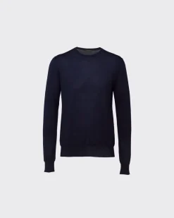 Hombre Prada TEJIDOS DE PUNTO^Jersey De Cachemir Suave Con Cuello Redondo