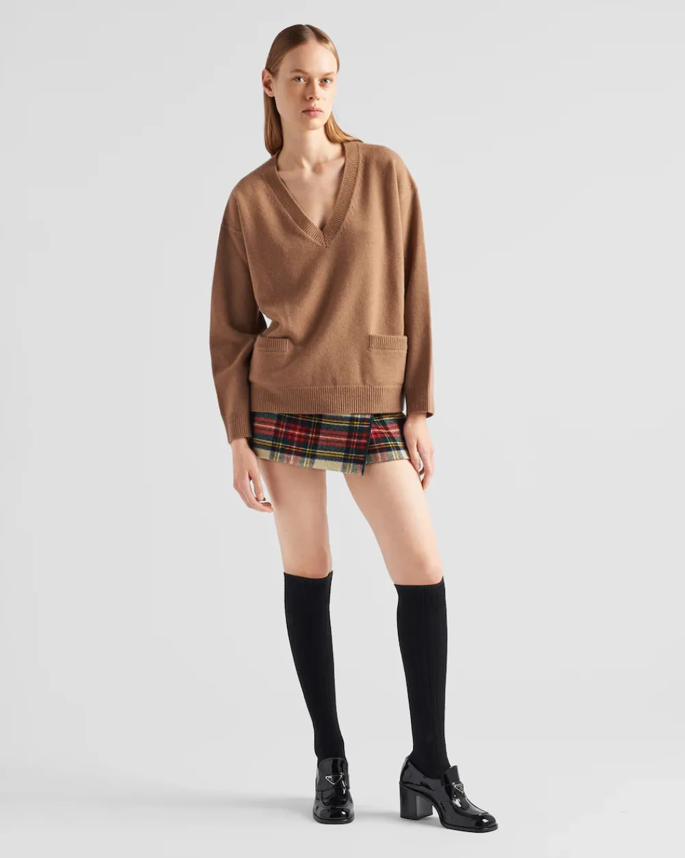 Mujer Prada TEJIDOS DE PUNTO^Jersey De Cachemir Y Lana