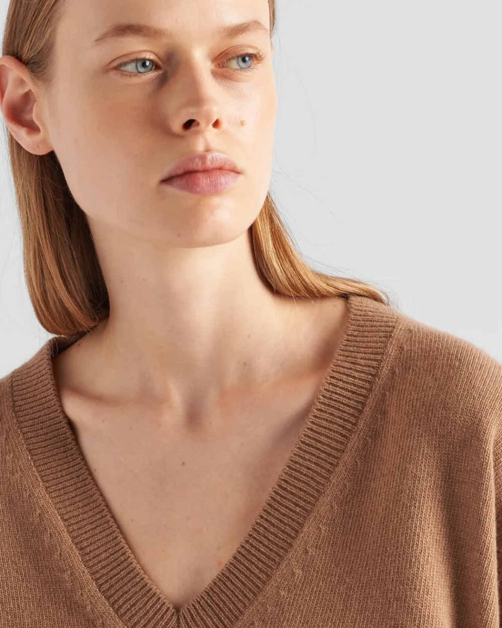 Mujer Prada TEJIDOS DE PUNTO^Jersey De Cachemir Y Lana