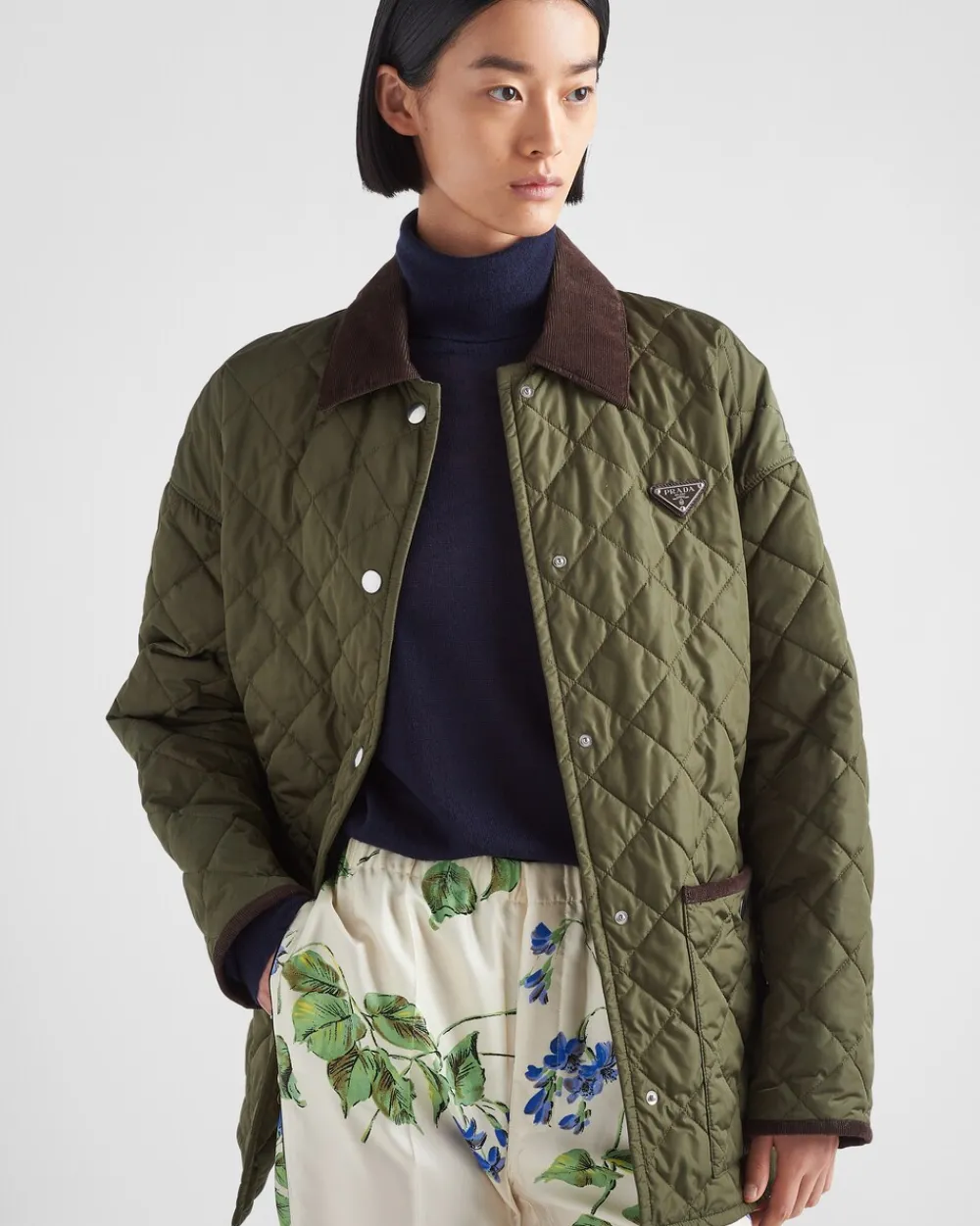Mujer Prada TEJIDOS DE PUNTO^Jersey De Cuello Alto De Cachemir