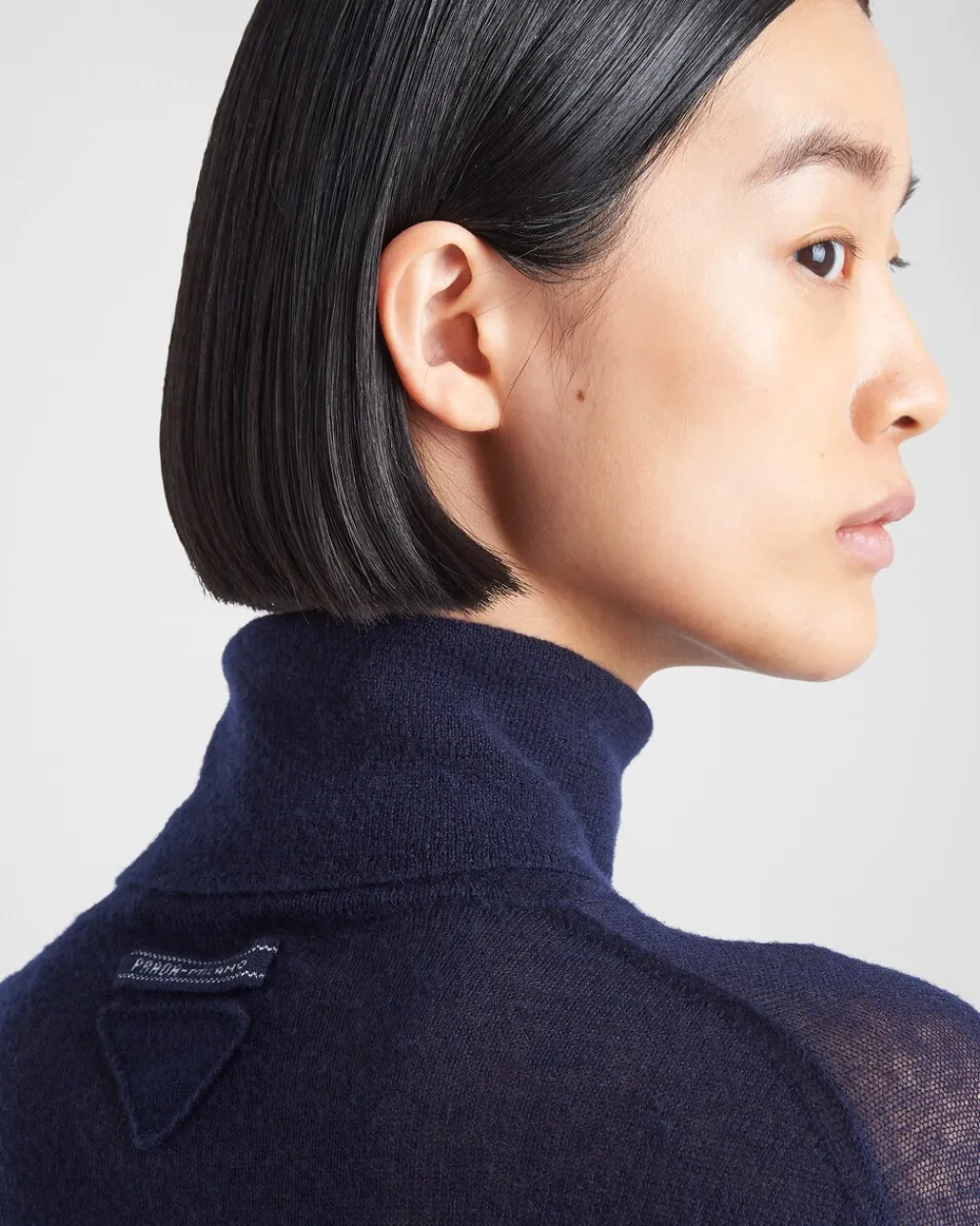 Mujer Prada TEJIDOS DE PUNTO^Jersey De Cuello Alto De Cachemir