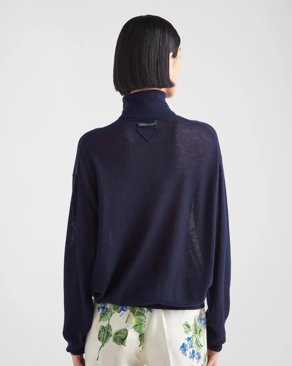 Mujer Prada TEJIDOS DE PUNTO^Jersey De Cuello Alto De Cachemir