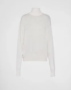 Mujer Prada TEJIDOS DE PUNTO^Jersey De Cuello Alto De Cachemir