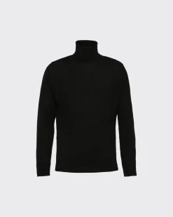Hombre Prada TEJIDOS DE PUNTO^Jersey De Cuello Alto De Lana