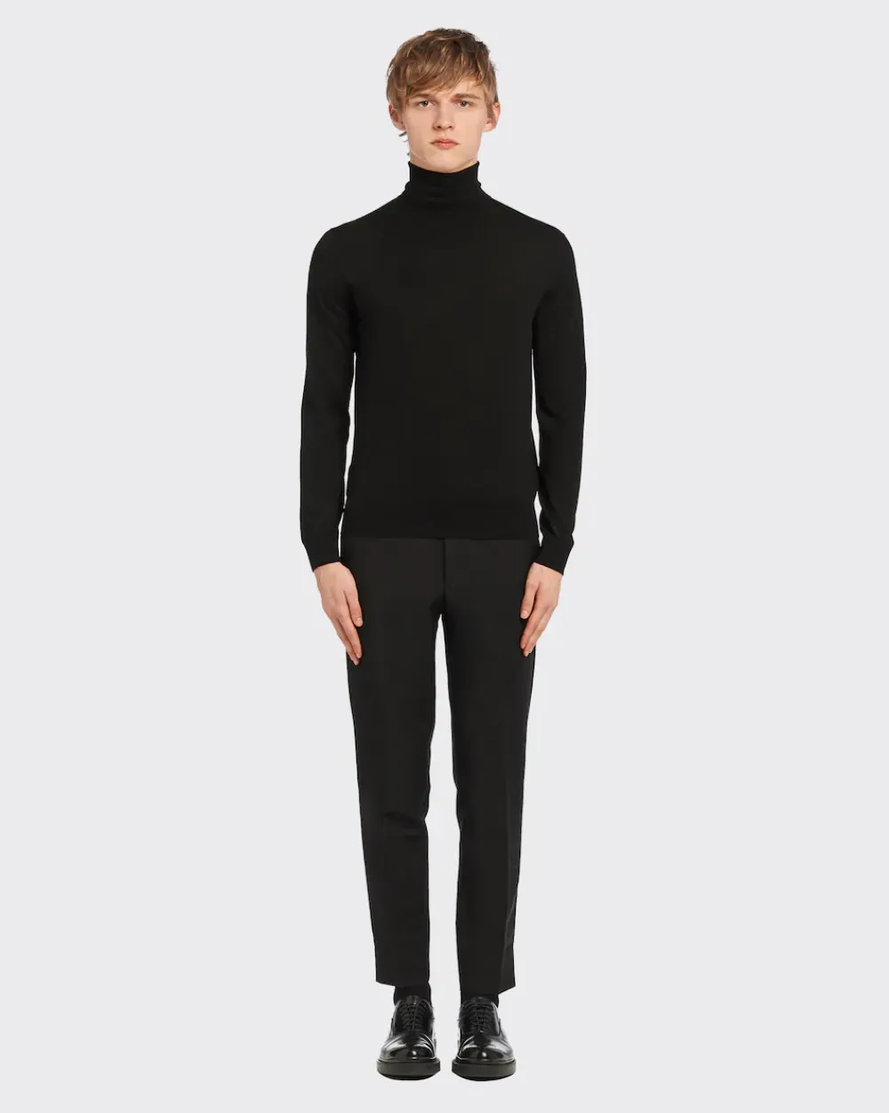 Hombre Prada TEJIDOS DE PUNTO^Jersey De Cuello Alto De Lana