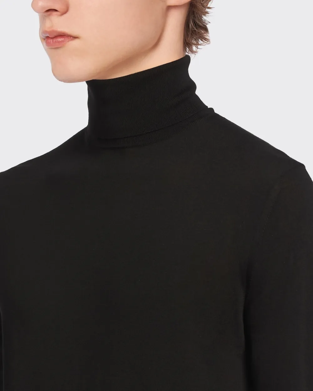 Hombre Prada TEJIDOS DE PUNTO^Jersey De Cuello Alto De Lana
